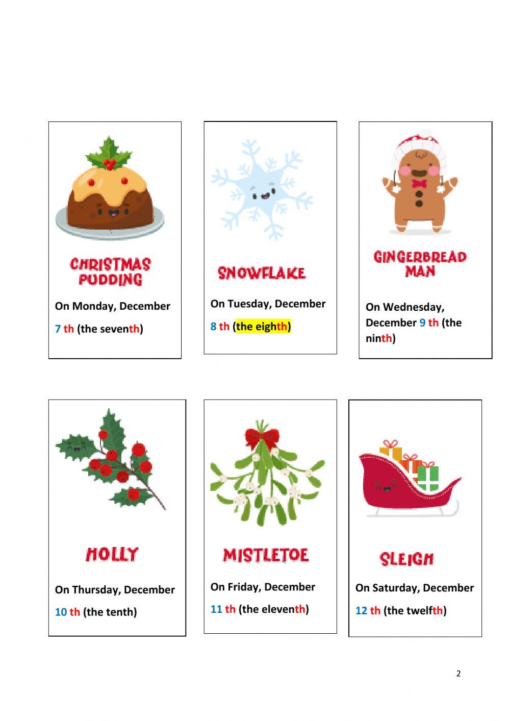 English Advent Calendar