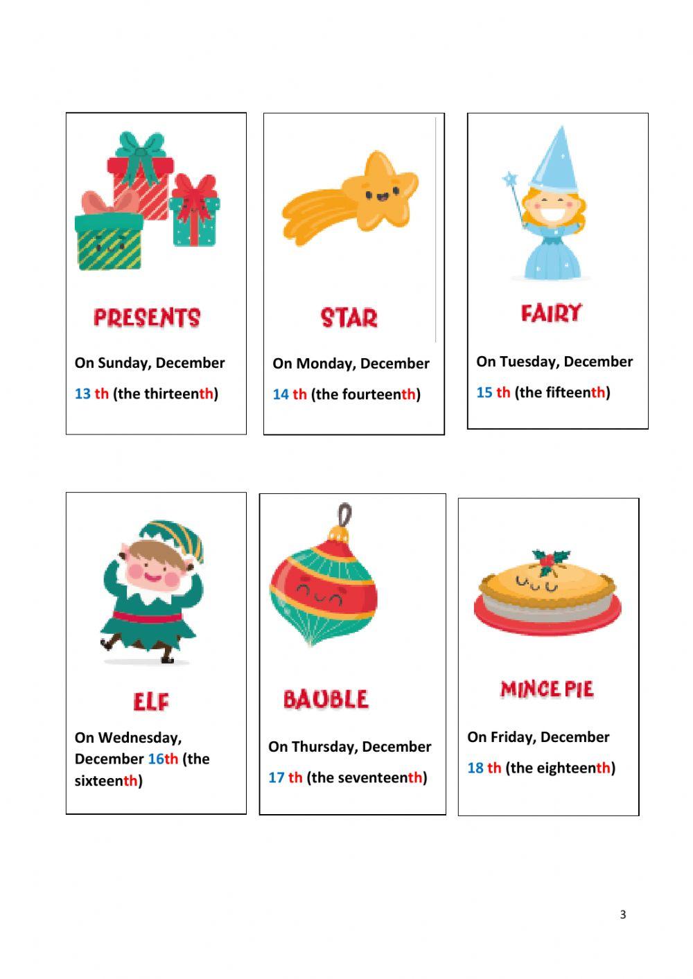 English Advent Calendar
