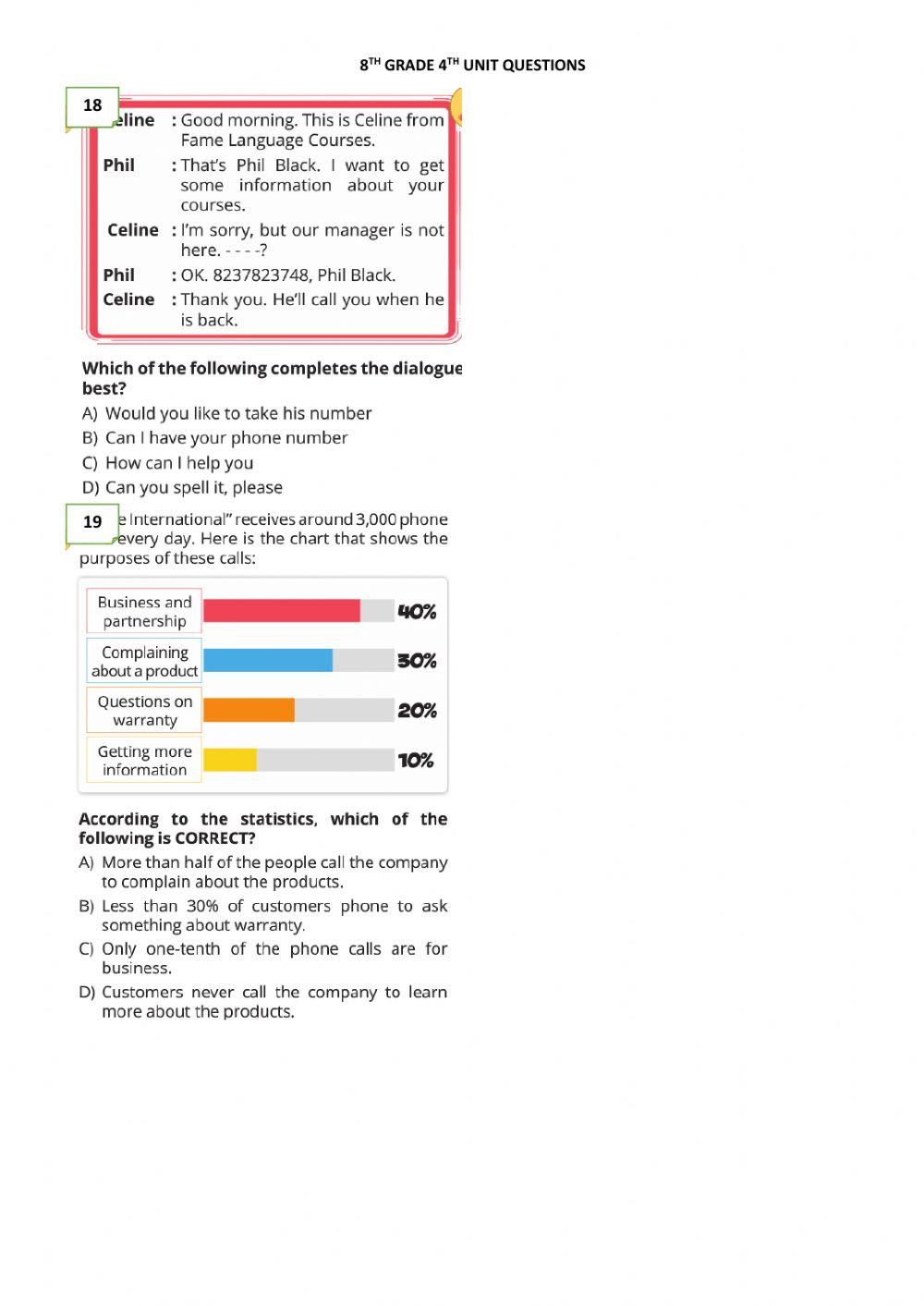 8. sinif 4. üni̇te
