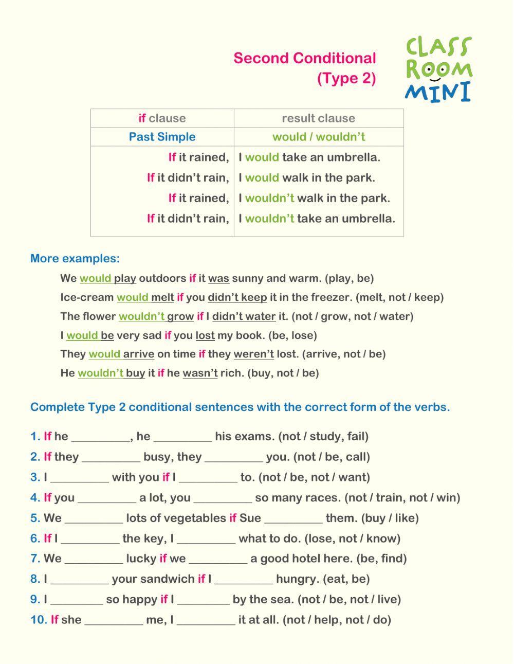 Second Conditional