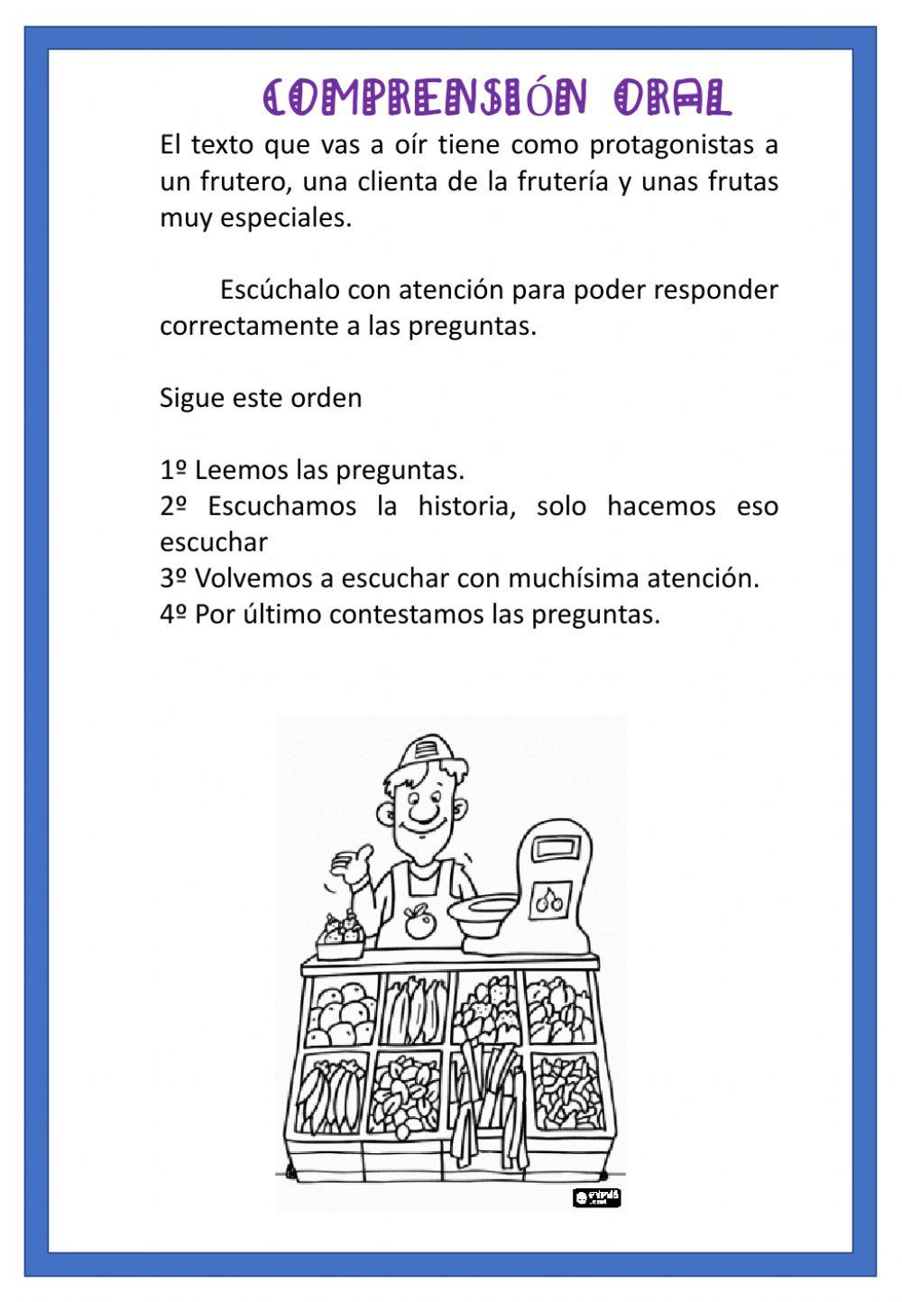 COMPRENSIÓN ORAL, TEMA 4