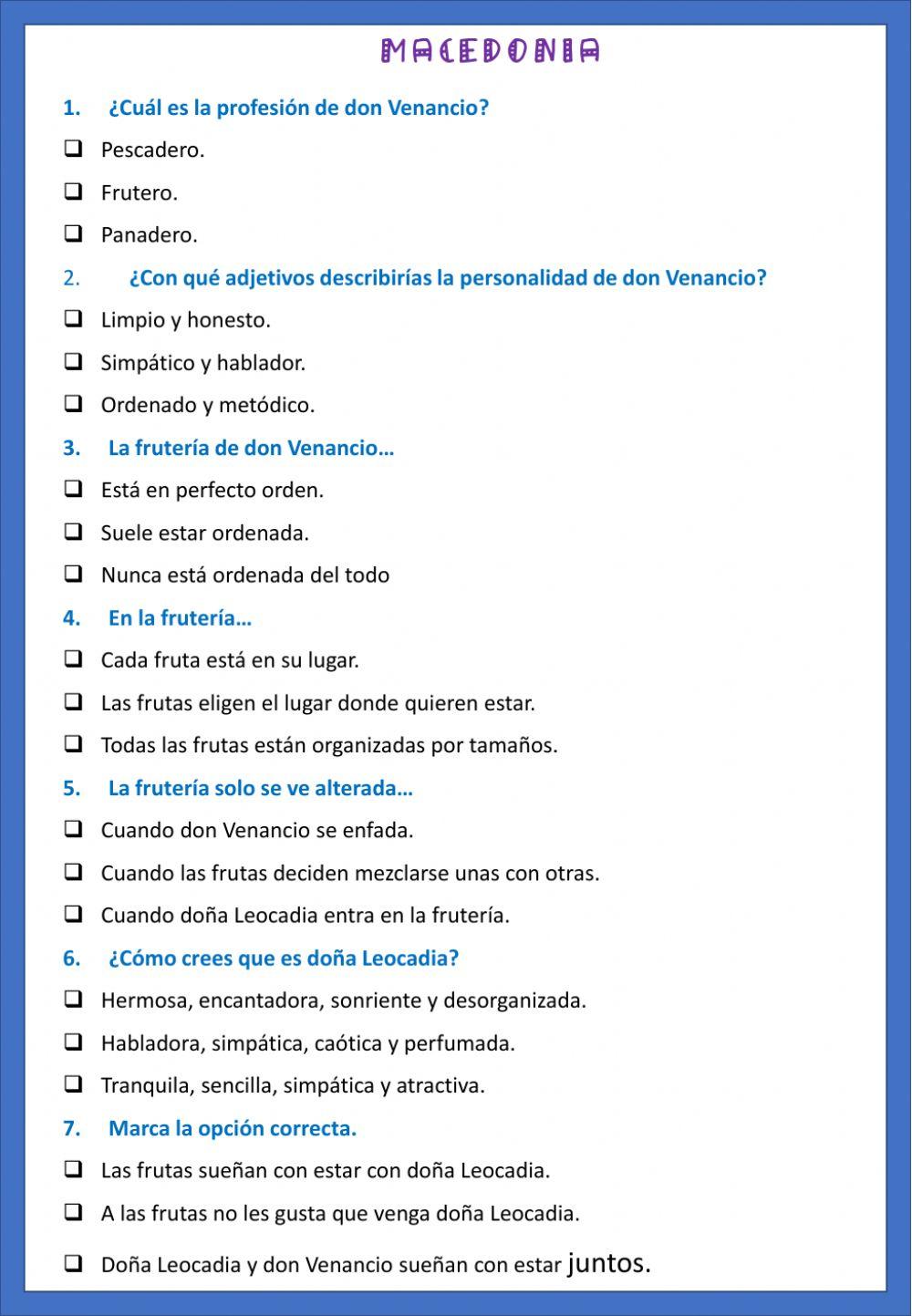 COMPRENSIÓN ORAL, TEMA 4