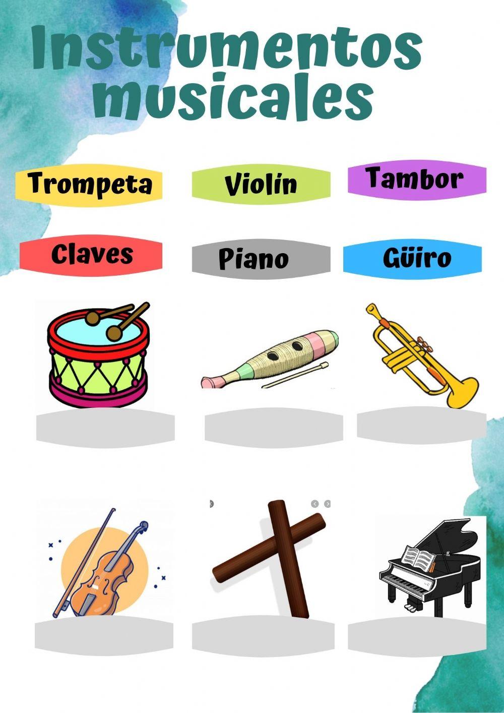 Los instrumentos musicales