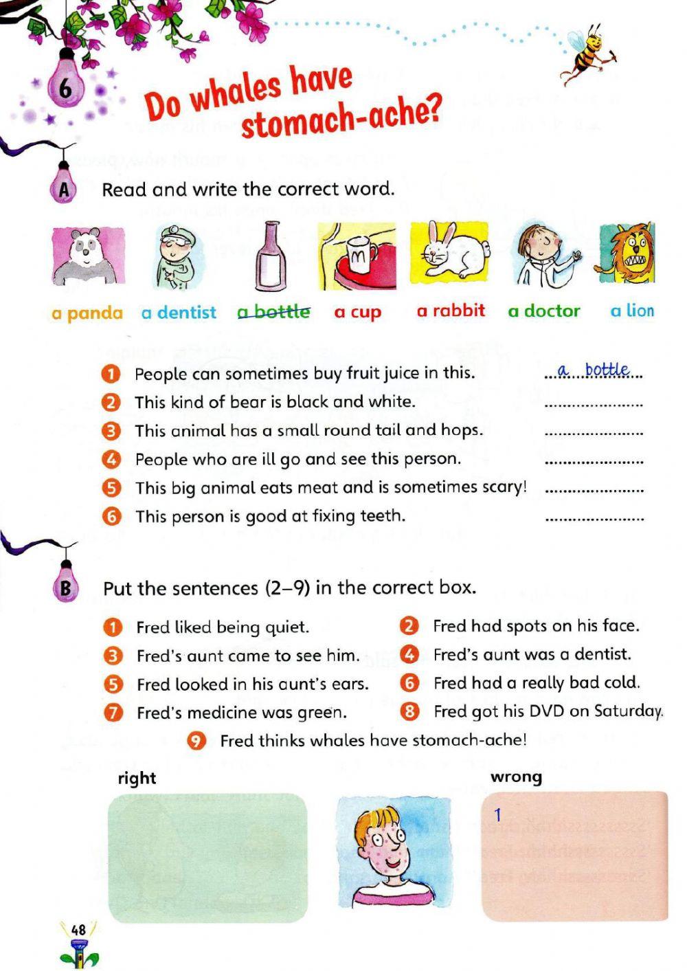 Do whales have stomach-ache?