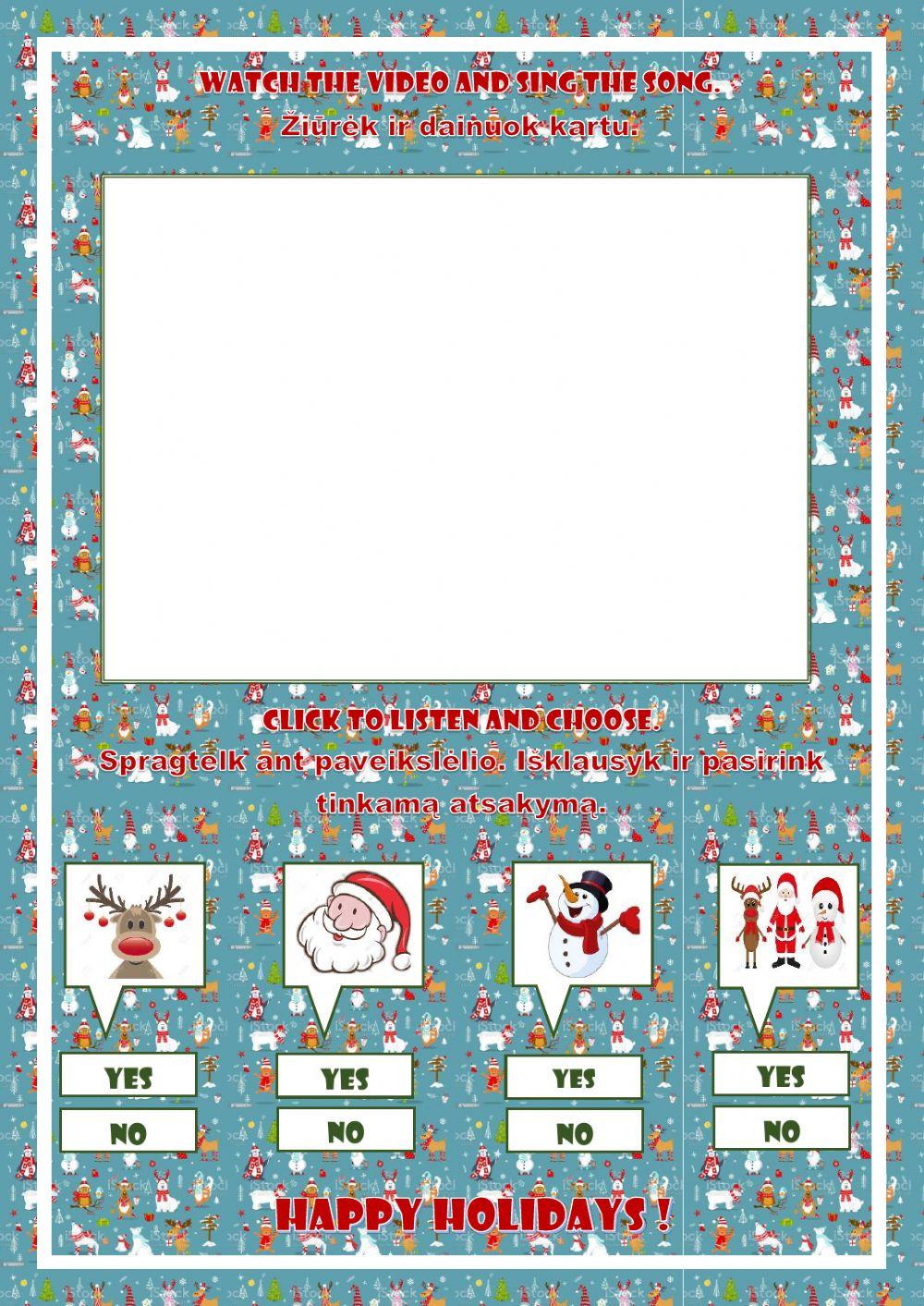 Christams vocabulary