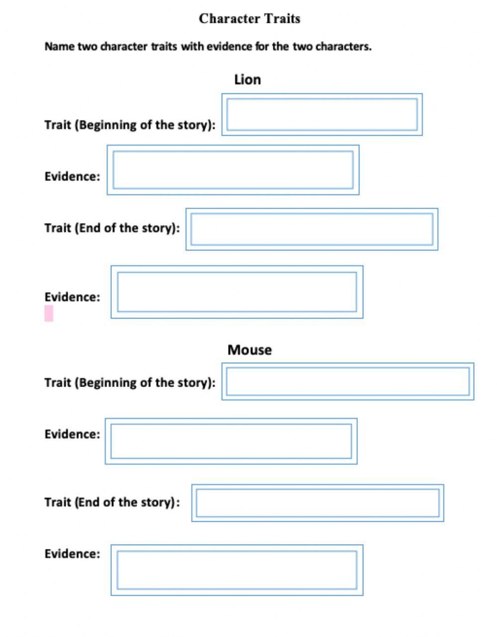 Character traits