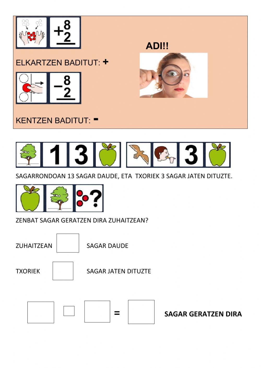 Buruketak sagarrekin 2