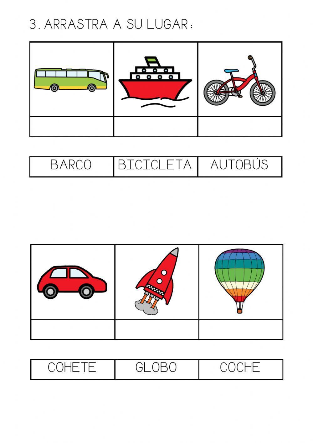 Lectura global. Los transportes.