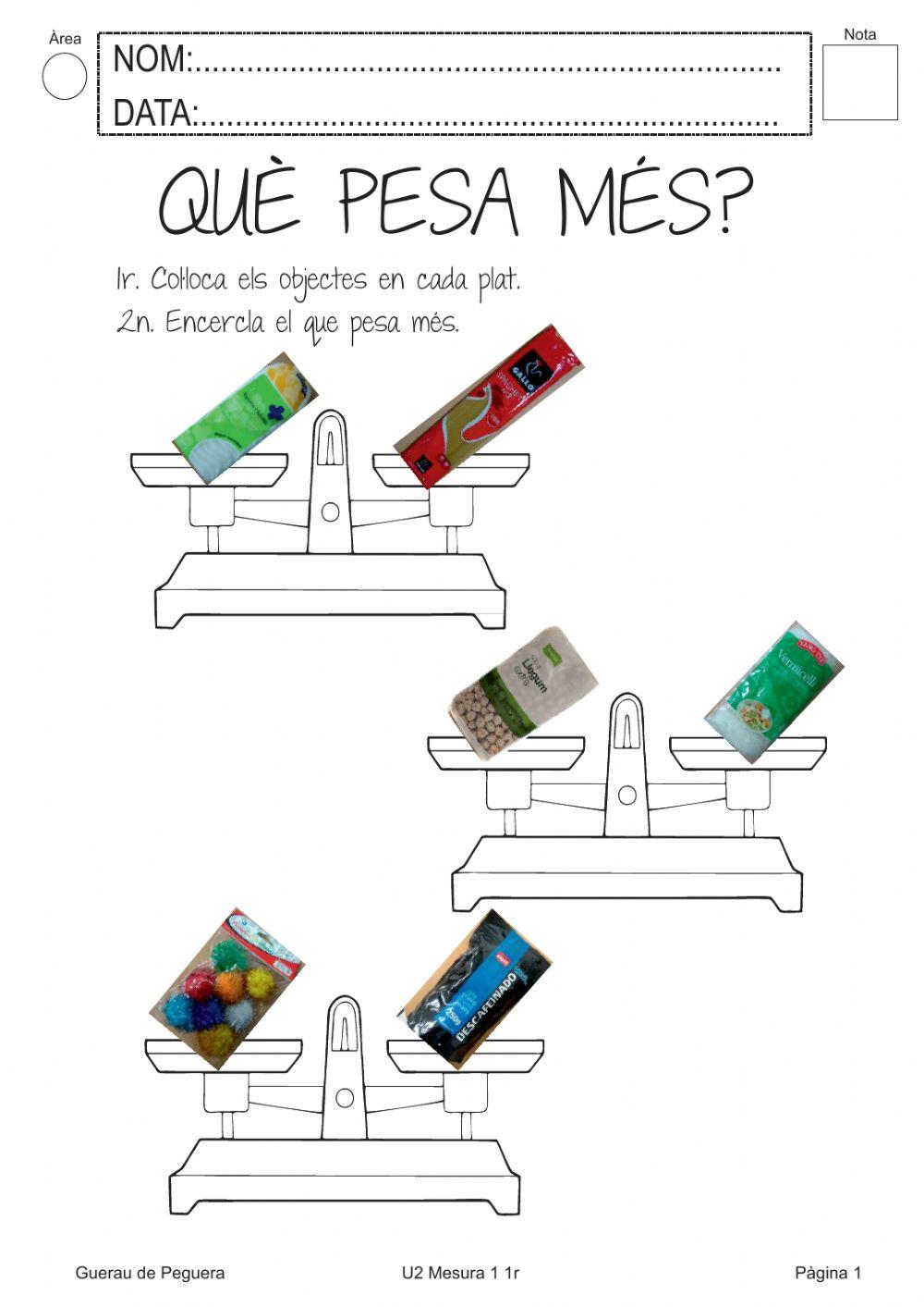 Què pesa més?