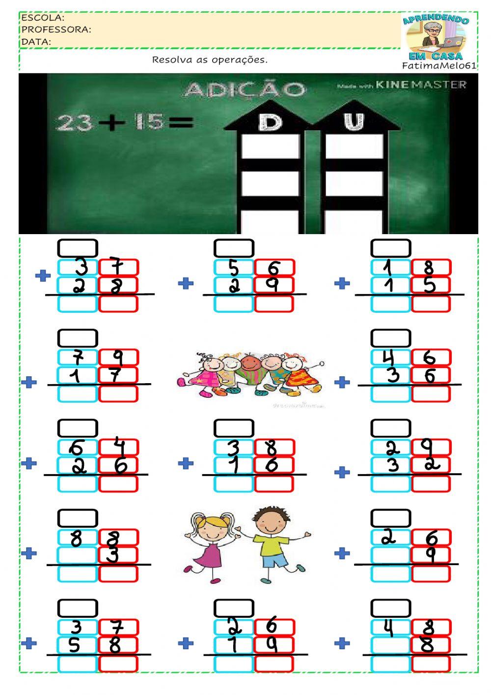 Matemática online exercise for 2 ano