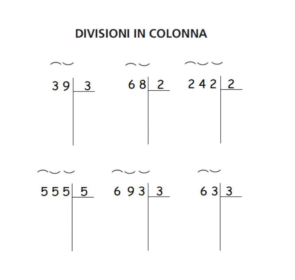 Divisioni in colonna
