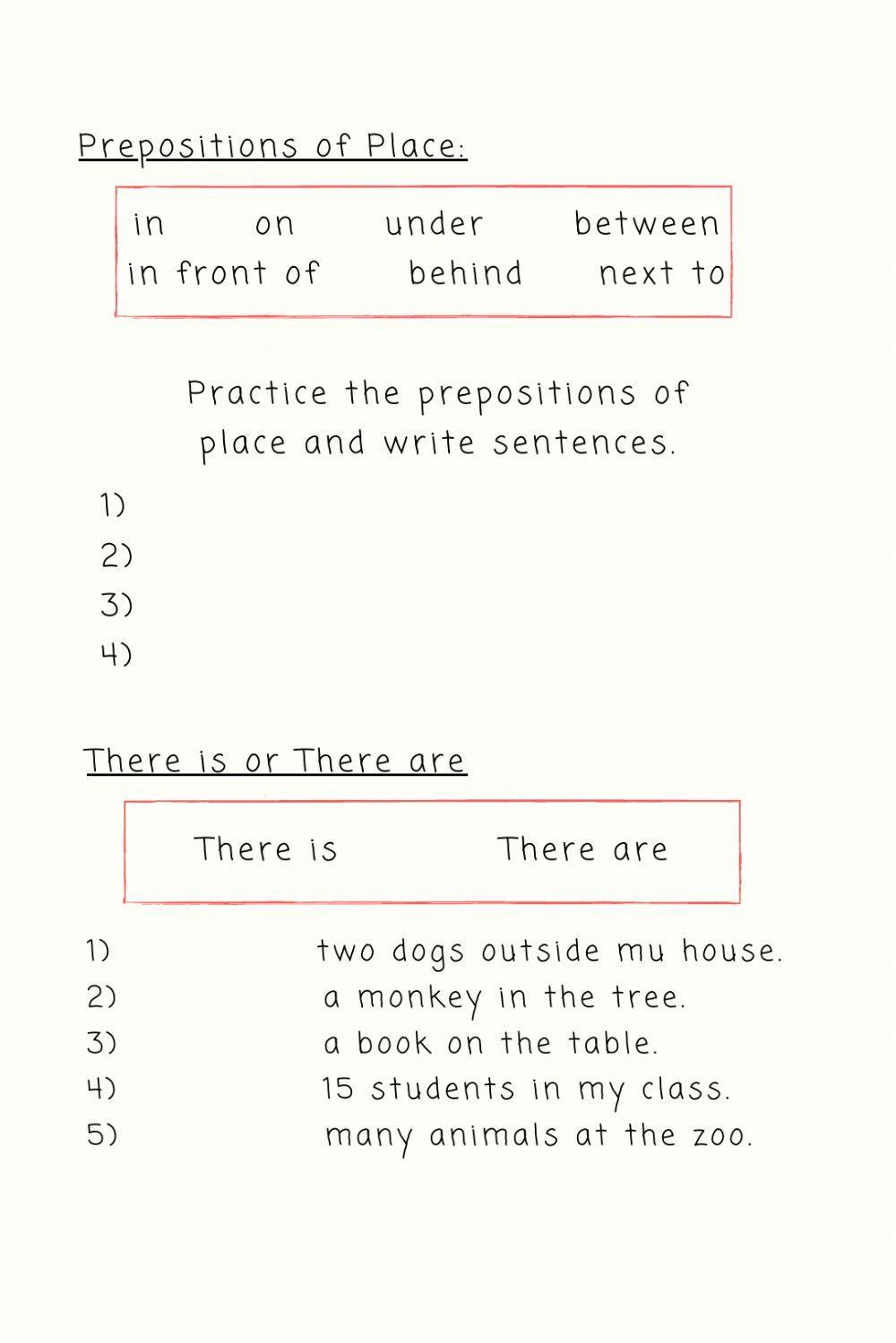 English Review 2nd Grade