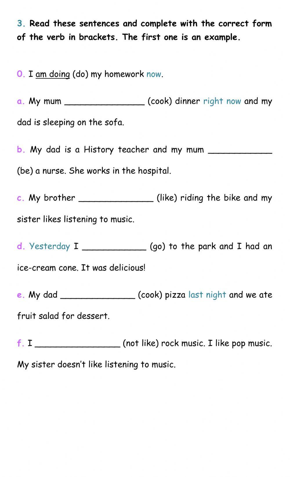 Elementary - Revision for the final exam Elementary - Revision for the final exam