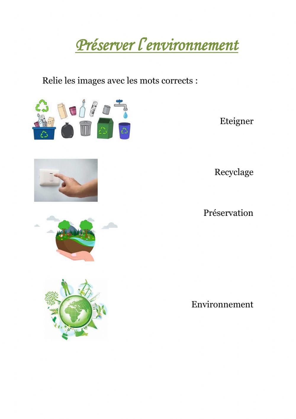 Préserver l'environnement