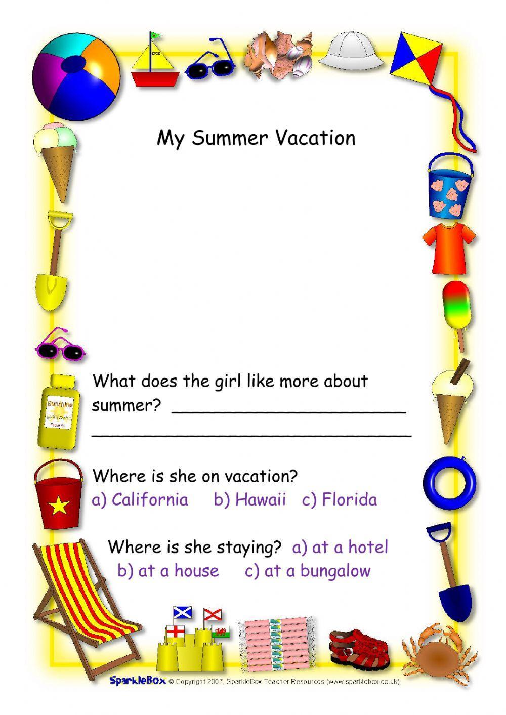 My Summer Vacation