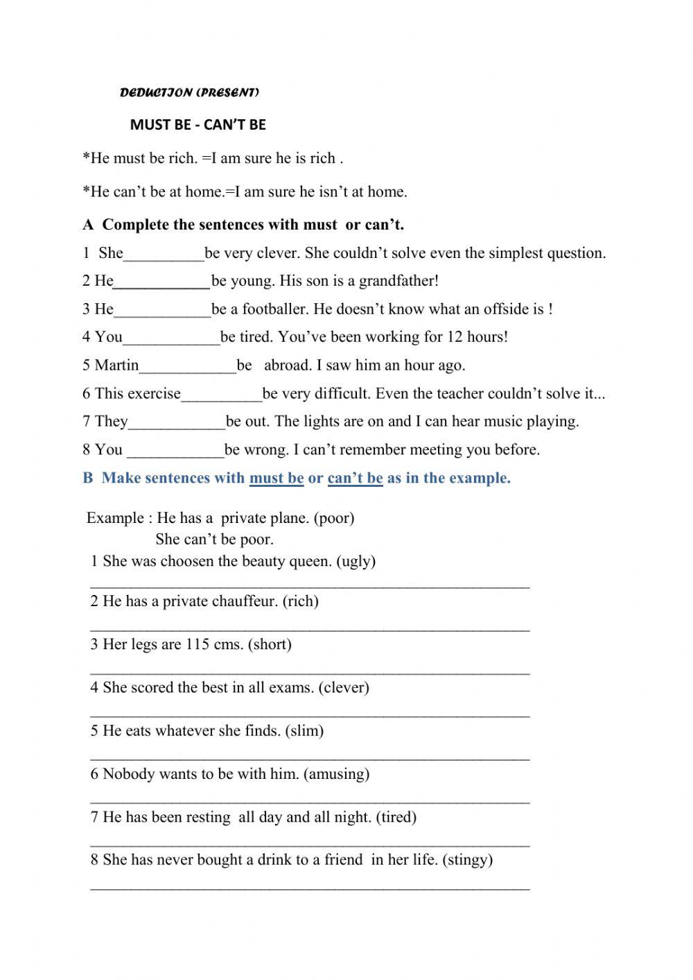 Dedudction (PresenT)