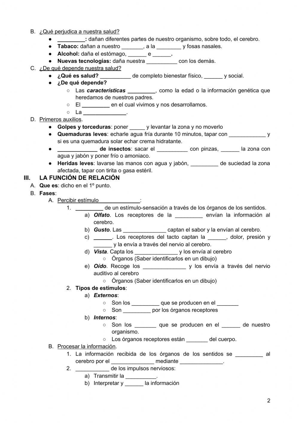 Función de relación