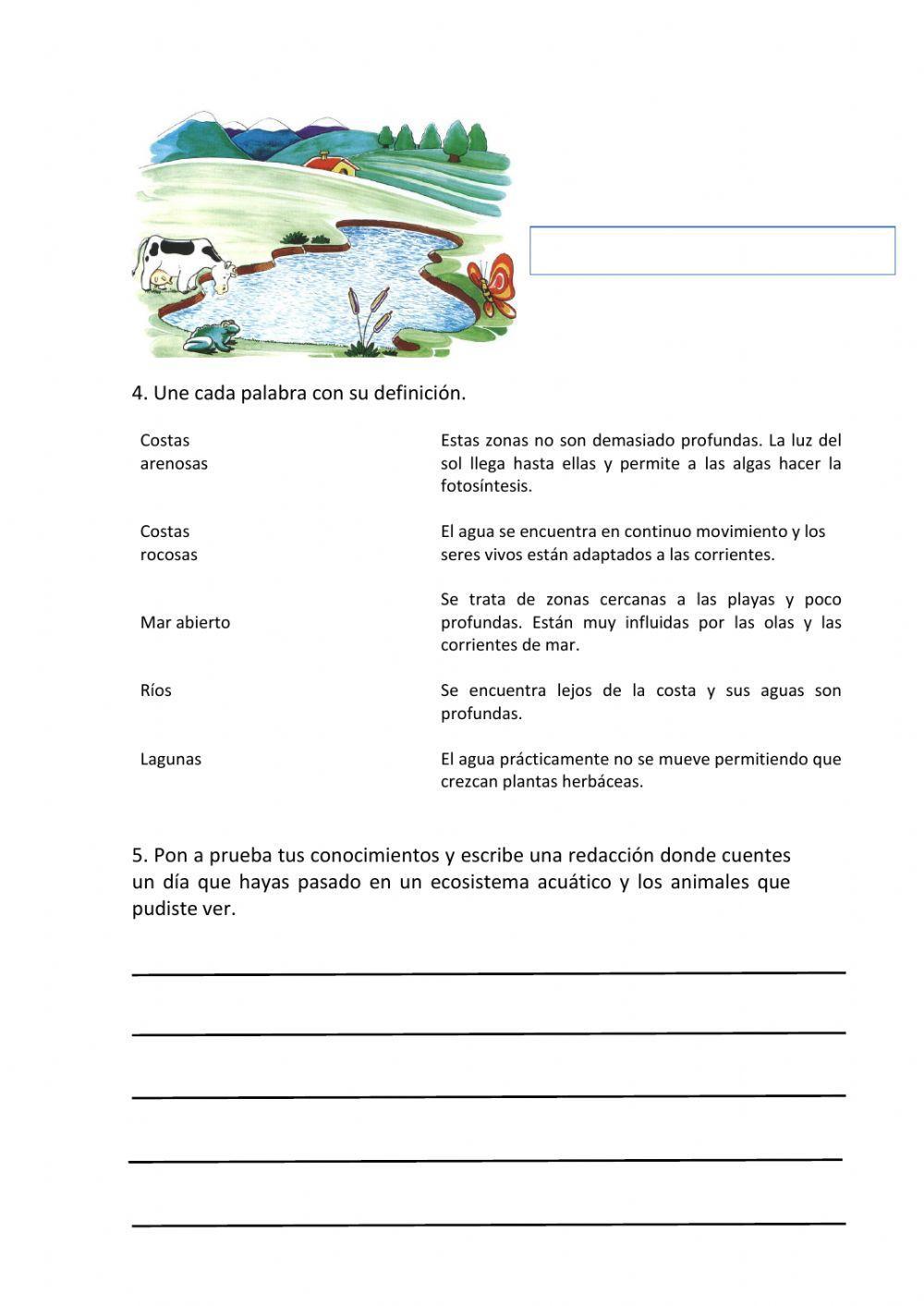 Los ecosistemas acuáticos