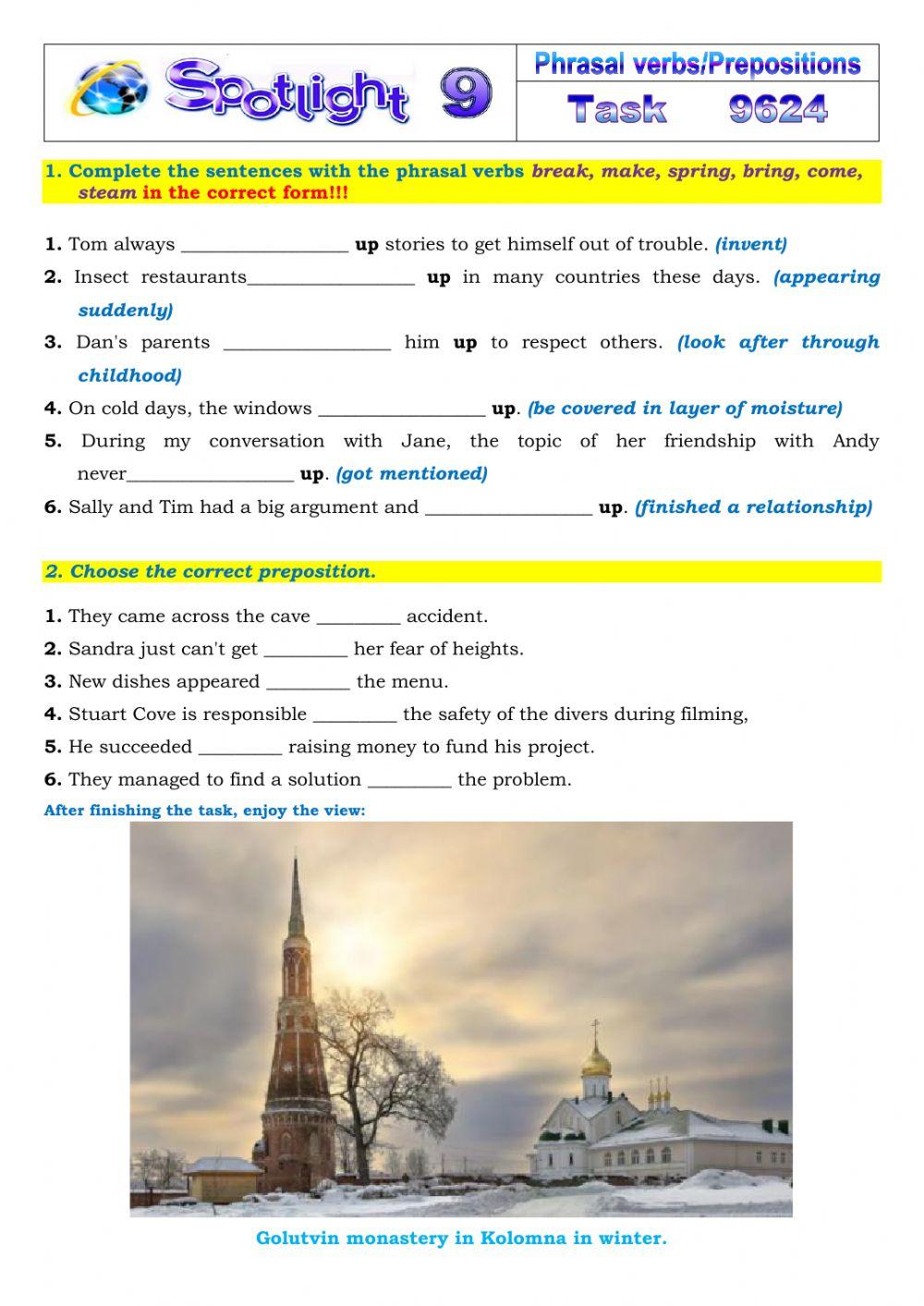 Spotlight 9 Task 9624