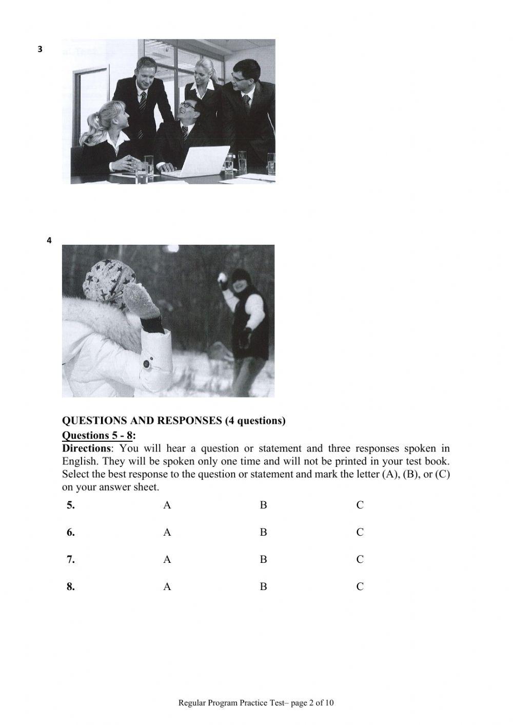 PRACTICE TEST - GE 3