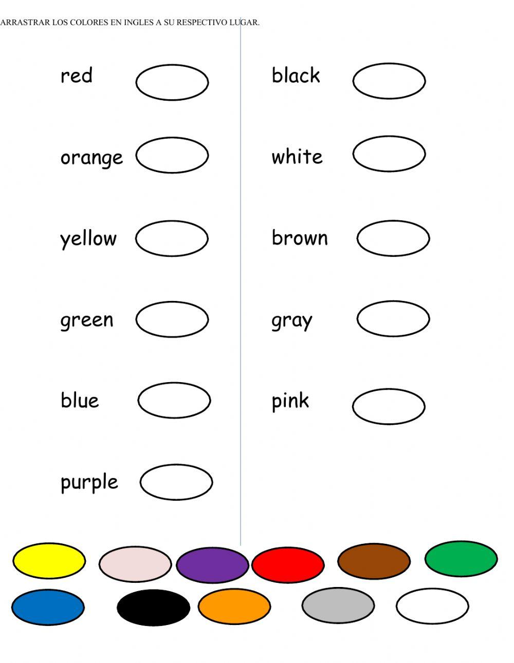 Colores en ingles