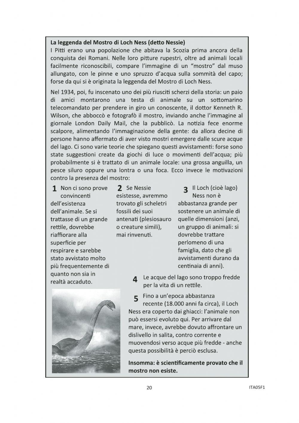 Invalsi italiano 2016-2017 5- -4