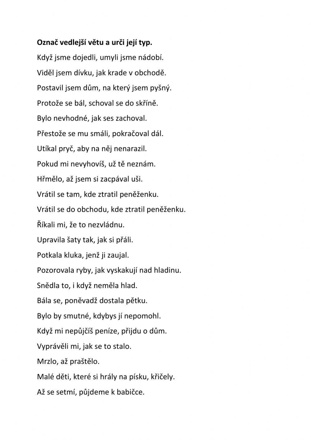vedlejší věty 4