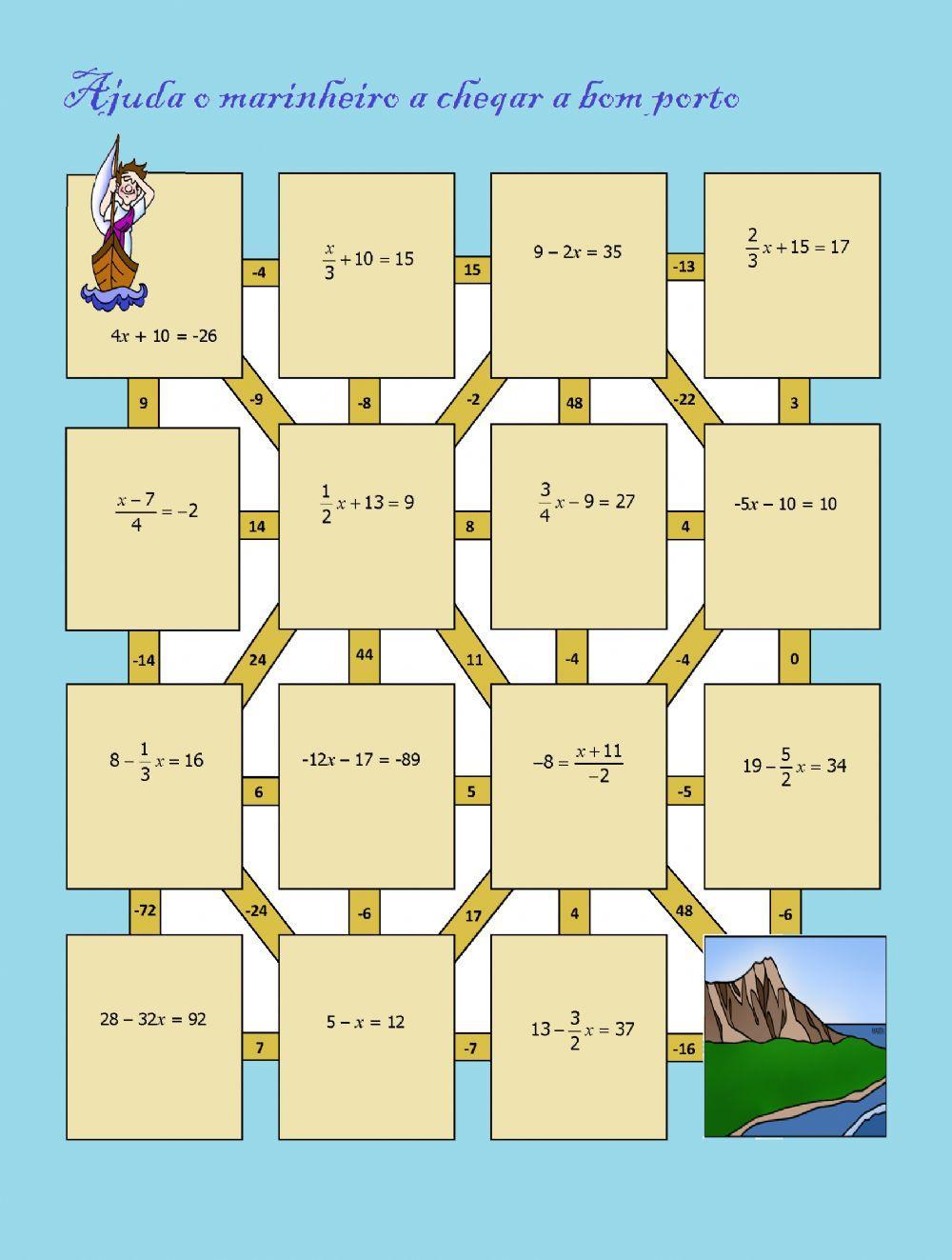 Equações de 1º grau - 7.4