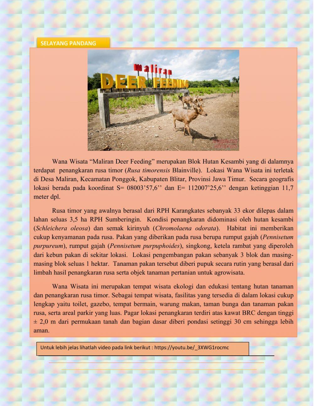 E-LKPD Berbasis Potensi Lokal Wana Wisata