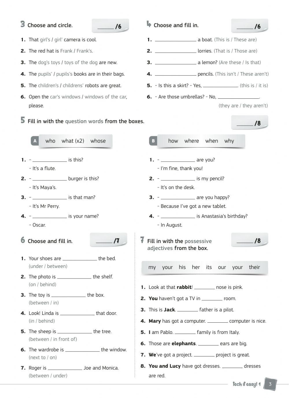 Tech It Easy 1 - Test 1