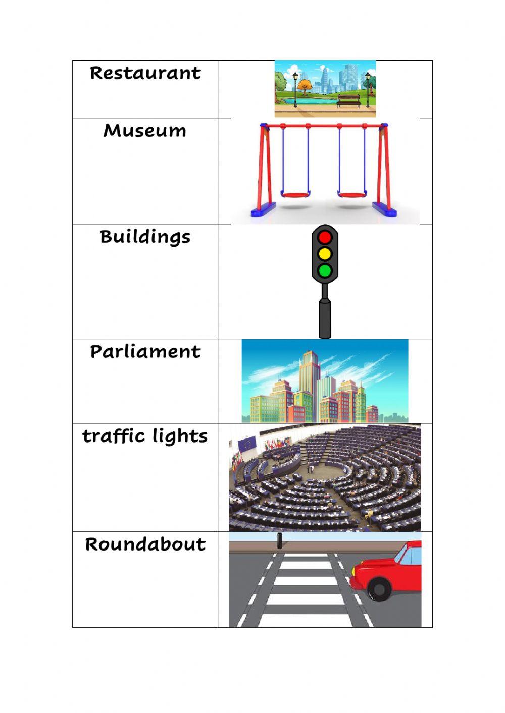 Vocabulary city town village