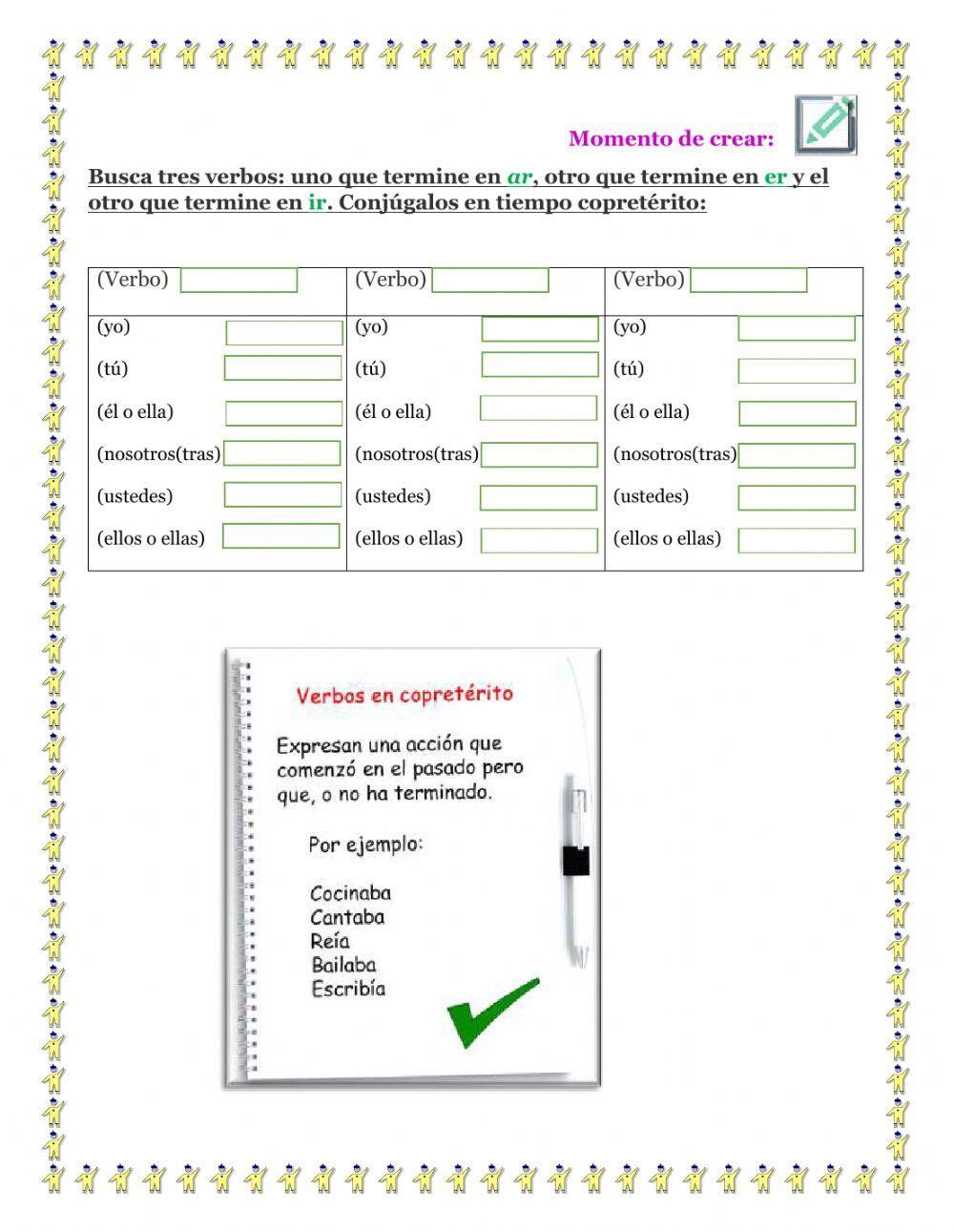 Tiempo copretérito indicativo