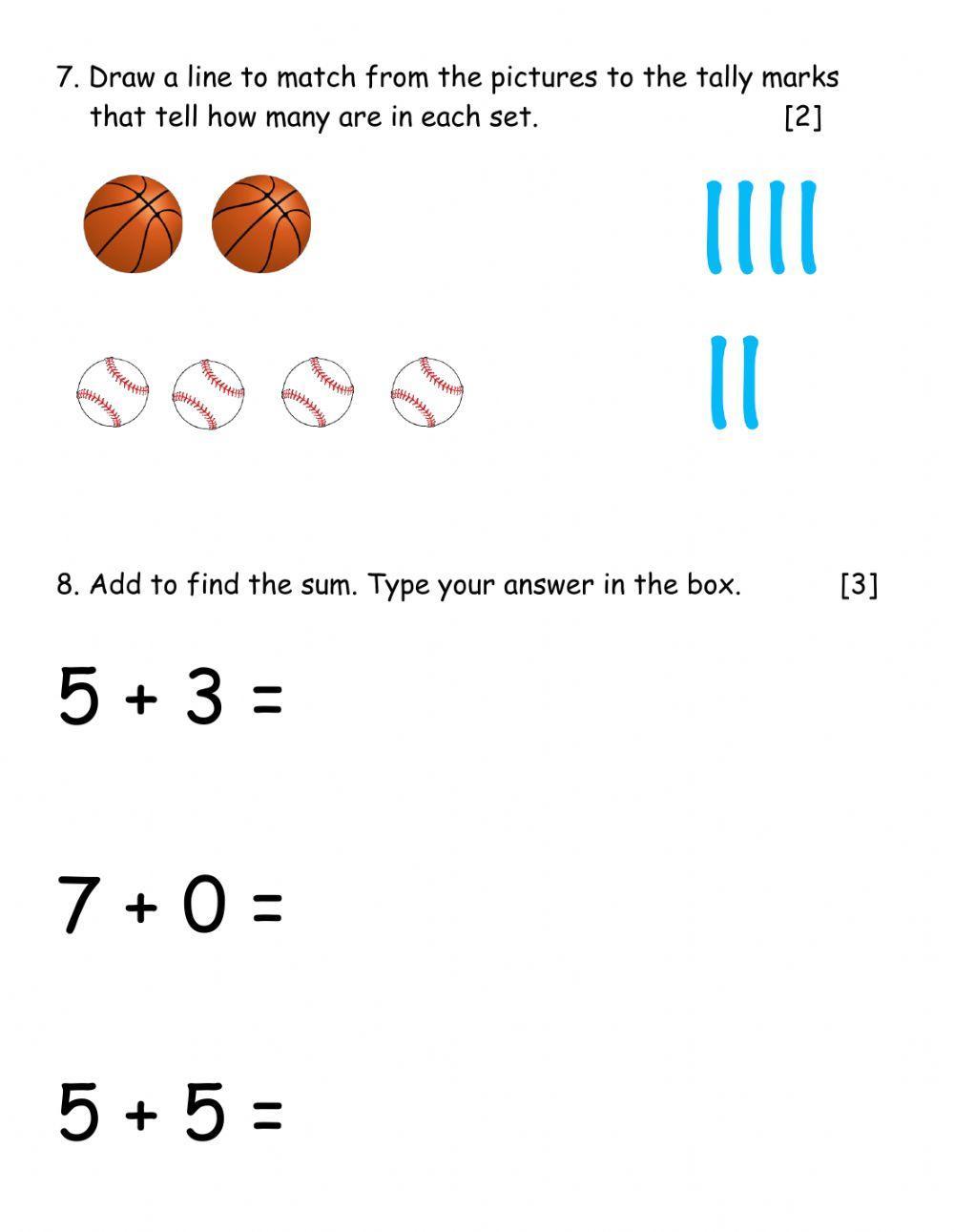 563407 grade 1 math computation christmas exam 2020