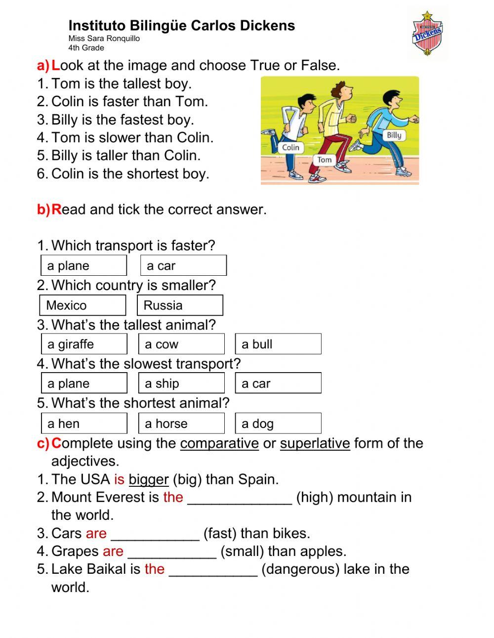 35 - Grammar Practice - 4-12