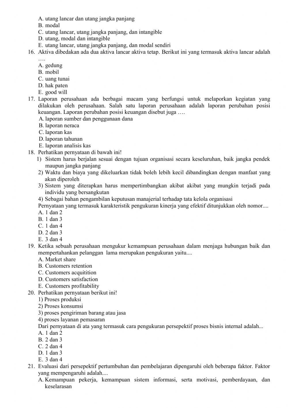 Latihan Soal XII OTKP