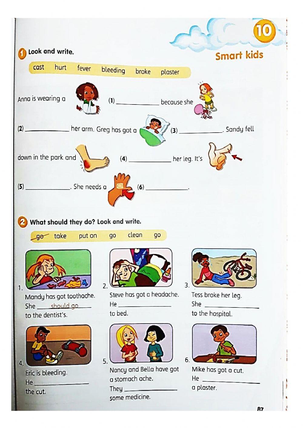 Unit 10: What's the matter?