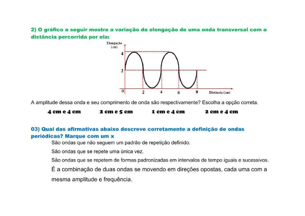 PROPRIEDADES FÍSICAS DAS ONDAS