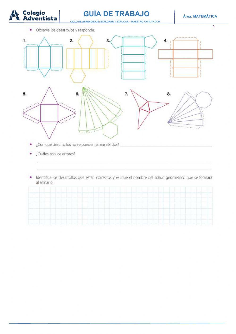 Volumen de prismas y piramides