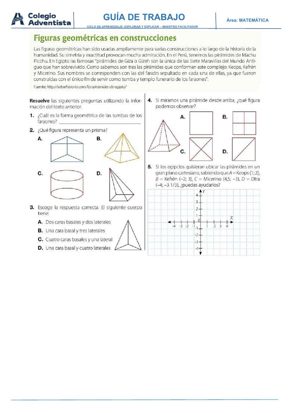 Volumen de prismas y piramides