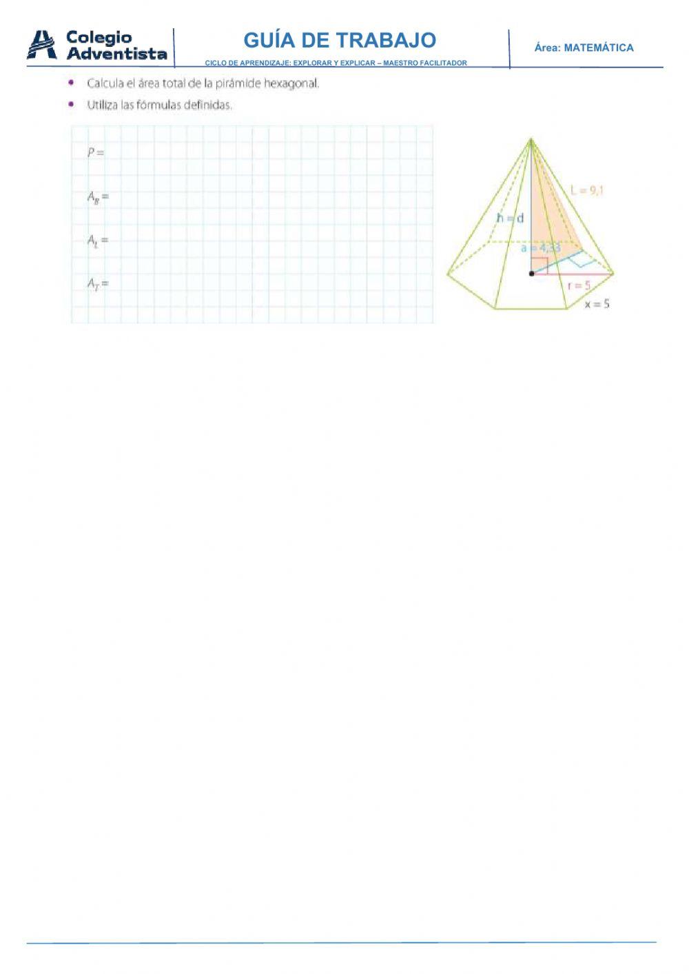 Volumen de prismas y piramides