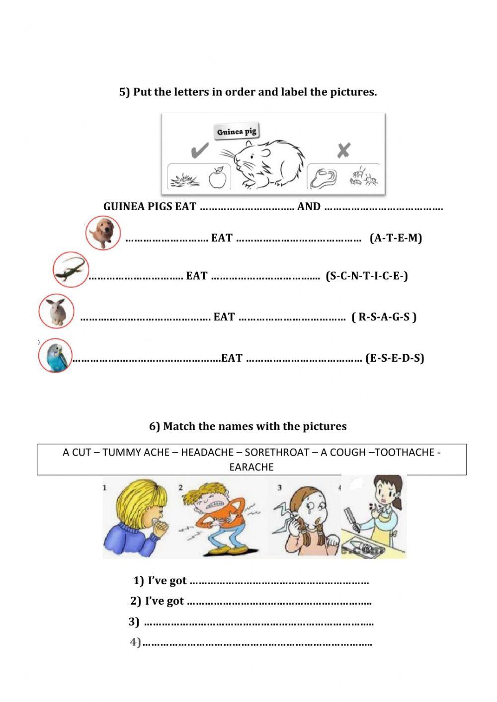 2nd Children FINAL EXAM, USE OF ENGLISH