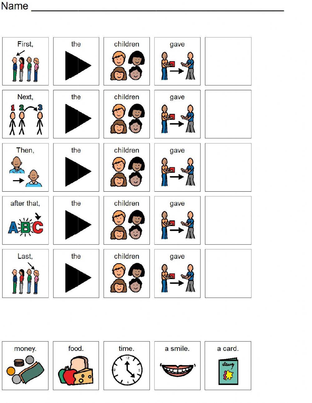 Give Giving a Try Sequencing