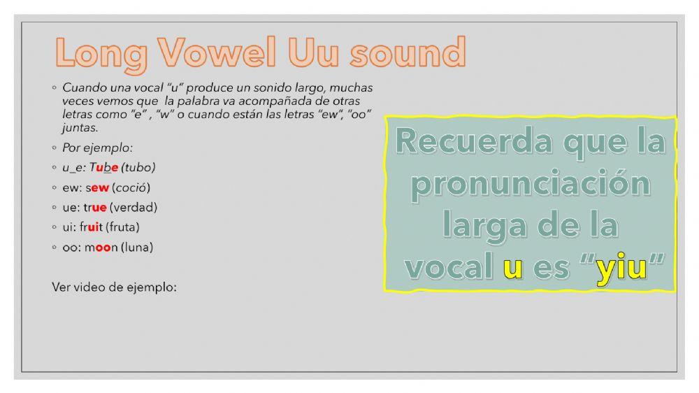 Long vowel U