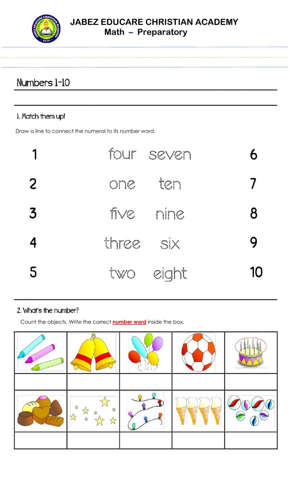 Letter Ll, Number Words -10, filipino, Parts of Plants
