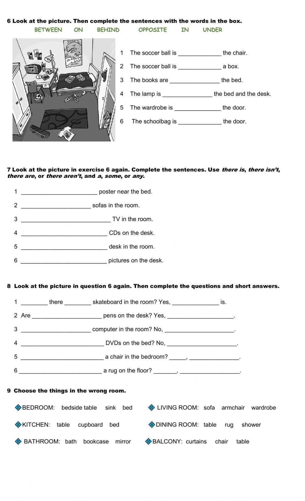 2 practical workPARTS OF THE HOUSE