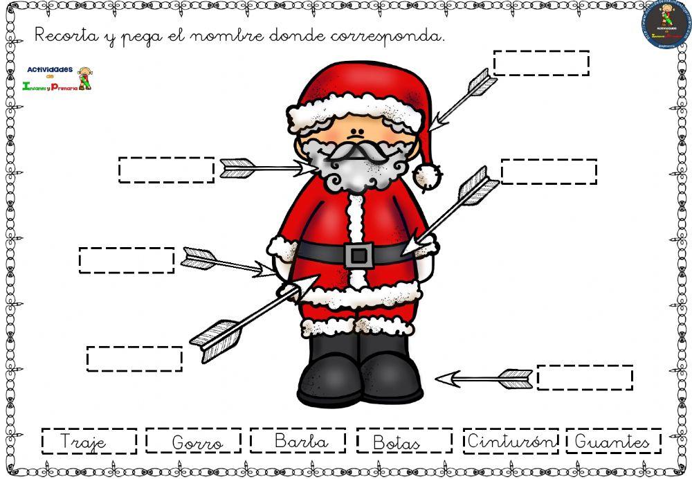 Recorta y pega. Navidad