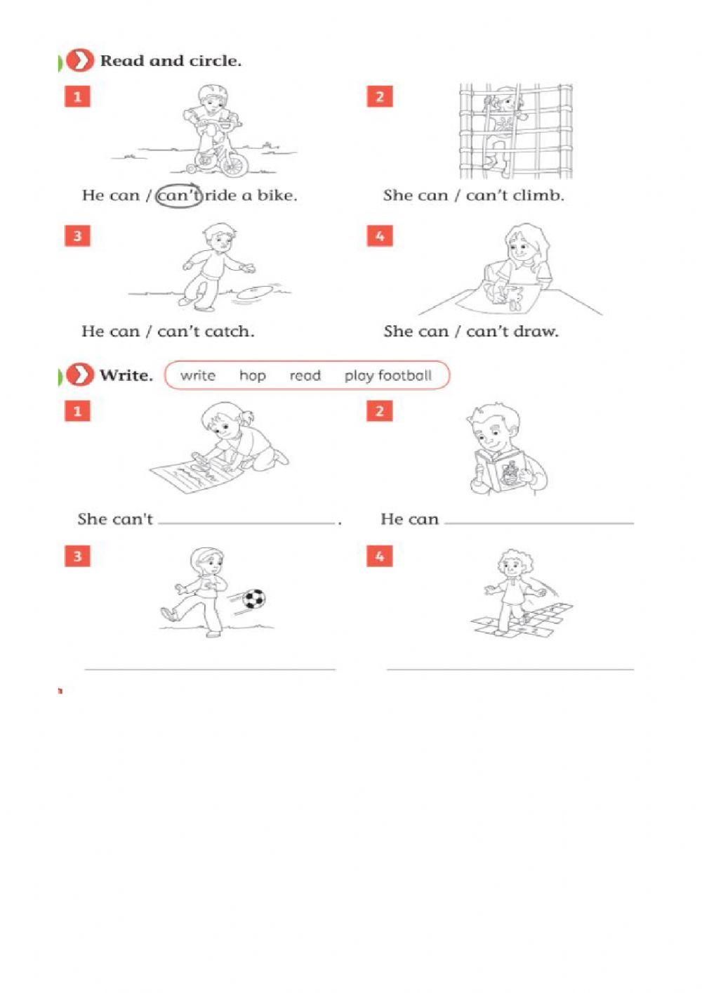 Acciones, cosas que se pueden hacer o no.