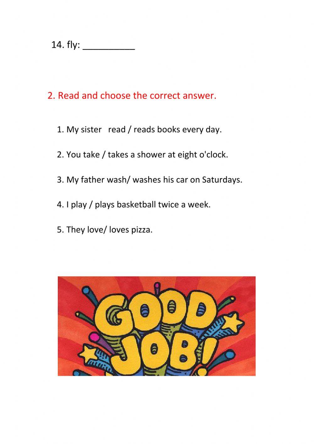 present simple- spelling rules 