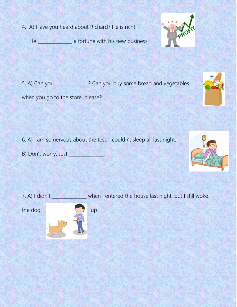 Phrases with do and make