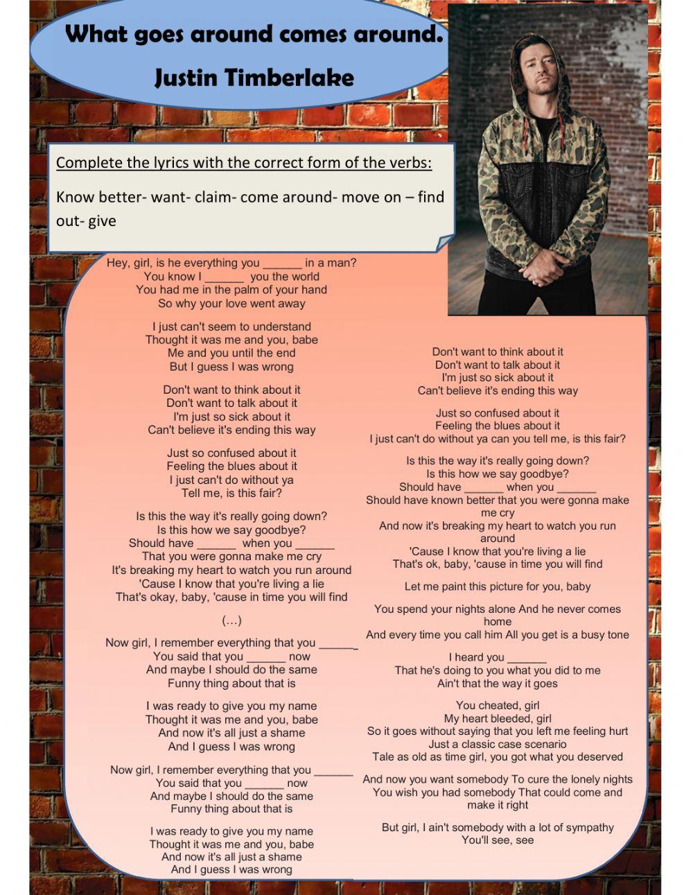 What goes around comes around